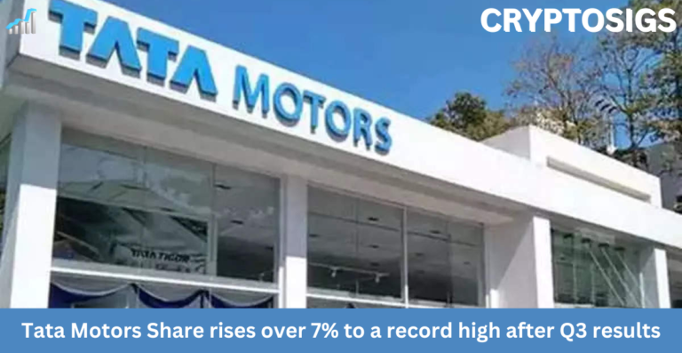 Tata Motors Share Price Target 2024: Stock rises over 7% to a record high after Quarter 3 results